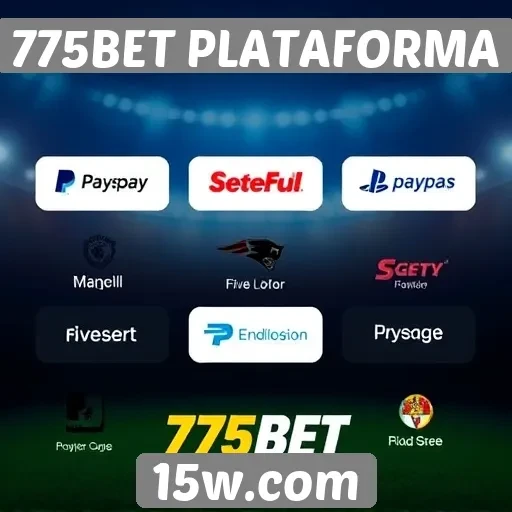 Métodos de pagamento disponíveis na 775BET